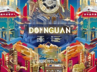 助力东莞经济的视觉引擎广告公司宣传海报